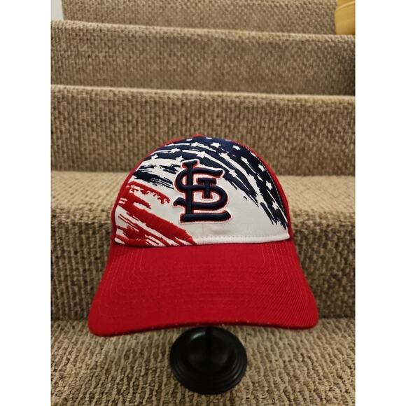 St. Louis Cardinals New Era 2022 4th Of July 39THIRTY Flex Fit Sz S/M Hat Cap - Picture 1 of 10